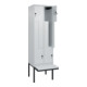 C+P Z-Spind Classic PLUS, Bank, 4 Fächer, 2120x600x815mm, 7035/7035 Verschluss Sicherheits-Drehriegel Sitzbanktyp auskragend Material Sitzfläche Kunststoff-2