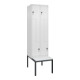 C+P Z-Spind Classic PLUS, Bank, 4 Fächer, 2120x600x815mm, 9016/9016 Verschluss Sicherheits-Drehriegel Sitzbanktyp untergebaut Material Sitzfläche Kunststoff-1