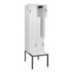 C+P Z-Spind Classic PLUS, Bank, 4 Fächer, 2120x600x815mm, 9016/9016 Verschluss Sicherheits-Drehriegel Sitzbanktyp untergebaut Material Sitzfläche Kunststoff-2