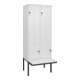 C+P Z-Spind Classic PLUS, Bank, 4 Fächer, 2120x800x815mm, 9016/9016 Verschluss Sicherheits-Drehriegel Sitzbanktyp auskragend Material Sitzfläche Kunststoff-1