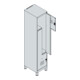 C+P Z-Spind, Classic PLUS, Füße, 2 Fächer, 1950x400x500mm, 7035/6011 Verschluss Sicherheits-Drehriegel-5