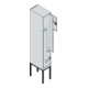 C+P Z-Spind Classic PLUS, Gestell, 2 Fächer, 2120x300x500mm, 7035/5010 Verschluss Sicherheits-Drehriegel-5