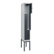 C+P Z-Spind Classic PLUS, Gestell, 2 Fächer, 2120x300x500mm, 7035/7016 Verschluss Sicherheits-Drehriegel-5