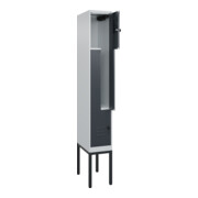 C+P Z-Spind Classic PLUS, Gestell, 2 Fächer, 2120x300x500mm, 7035/7016 Verschluss Sicherheits-Drehriegel-5