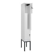 C+P Z-Spind Classic PLUS, Gestell, 2 Fächer, 2120x300x500mm, 9016/9016 Verschluss Sicherheits-Drehriegel-2