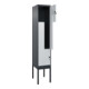 C+P Z-Spind Classic PLUS, Gestell, 2 Fächer, 2120x400x500mm, 7016/7035 Verschluss Sicherheits-Drehriegel-4