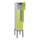 C+P Z-Spind Classic PLUS, Gestell, 2 Fächer, 2120x400x500mm, 7035/0024 Verschluss Zylinderschloss-4