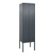 C+P Z-Spind Classic PLUS, Gestell, 4 Fächer, 2120x600x500mm, 7016/7016 Verschluss Zylinderschloss