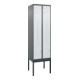 C+P Z-Spind Classic PLUS, Gestell, 4 Fächer, 2120x600x500mm, 7016/7035 Verschluss Zylinderschloss