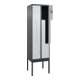 C+P Z-Spind Classic PLUS, Gestell, 4 Fächer, 2120x600x500mm, 7016/7035 Verschluss Zylinderschloss-2