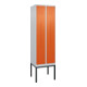 C+P Z-Spind Classic PLUS, Gestell, 4 Fächer, 2120x600x500mm, 7035/2004 Verschluss Zylinderschloss
