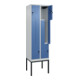 C+P Z-Spind Classic PLUS, Gestell, 4 Fächer, 2120x600x500mm, 7035/5023 Verschluss Sicherheits-Drehriegel-4