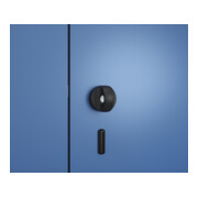 C+P Z-Spind Classic PLUS, Gestell, 6 Fächer, 2120x1200x500mm, 7035/3003 Verschluss Sicherheits-Drehriegel-5