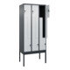 C+P Z-Spind Classic PLUS, Gestell, 6 Fächer, 2120x900x500mm, 7016/7035 Verschluss Sicherheits-Drehriegel-4