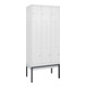 C+P Z-Spind Classic PLUS, Gestell, 6 Fächer, 2120x900x500mm, 9016/9016 Verschluss Zylinderschloss