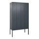 C+P Z-Spind Classic PLUS, Gestell, 8 Fächer, 2120x1200x500mm, 7016/7016 Verschluss Zylinderschloss