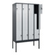 C+P Z-Spind Classic PLUS, Gestell, 8 Fächer, 2120x1200x500mm, 7016/7035 Verschluss Sicherheits-Drehriegel-4