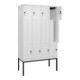C+P Z-Spind Classic PLUS, Gestell, 8 Fächer, 2120x1200x500mm, 9016/9016 Verschluss Sicherheits-Drehriegel-4