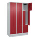 C+P Z-Spind, Classic PLUS, Sockel, 6 Fächer, 1950x1200x500mm, 7035/3003 Verschluss Zylinderschloss-4