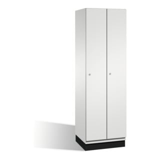 Coffre C+P Cambio sur socle 2 compartiments avant gris clair corps gris clair gris clair