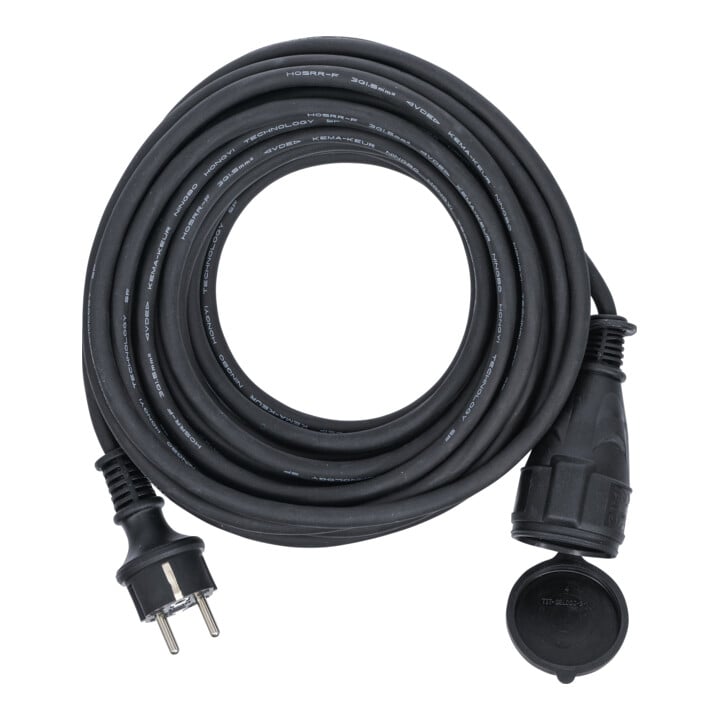 Câble de rallonge BGS 20 m, 3 x 1,5 mm², IP 44