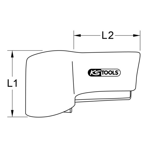 Cache et capot de protection avec revêtement isolant, 130 mm KS Tools