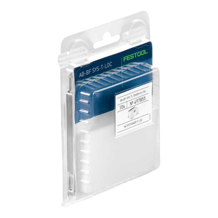 Set Festool Sortainer³ SYS3-SORT/3 M 337 + Couvercle AB-BF SYS TL 55x85mm