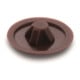 Cache-vis, PZD-2, Ø12mm, RAL8011, brun noisette, 500 pcs.-1