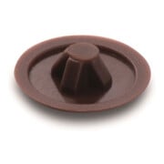 Cache-vis, PZD-2, Ø12mm, RAL8011, brun noisette, 500 pcs.