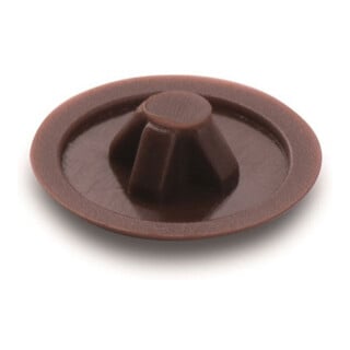 Cache-vis, PZD-2, Ø12mm, RAL9010, blanc, 500 pcs.