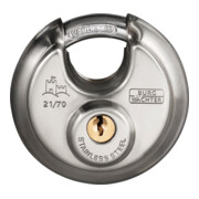 Cadenas à cylindre Burg-Wächter 21 70 Corps L 70 mm VA à ferm. différ.