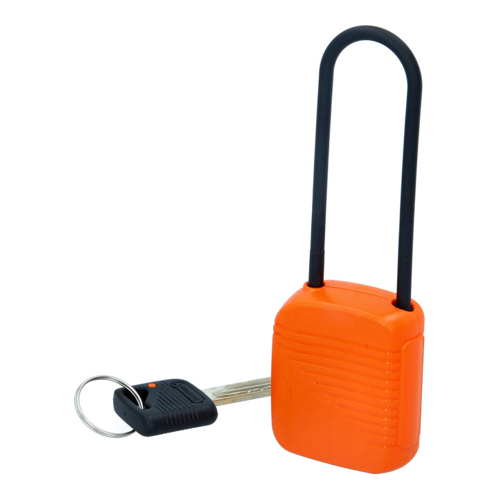 Cadenas de condamnation, orange, matériau composite, 76 mm KS Tools