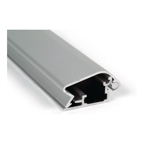 Cadre basculant dim. affiche DIN A2 profilé de serrage 32 mm anodisé couleur arg