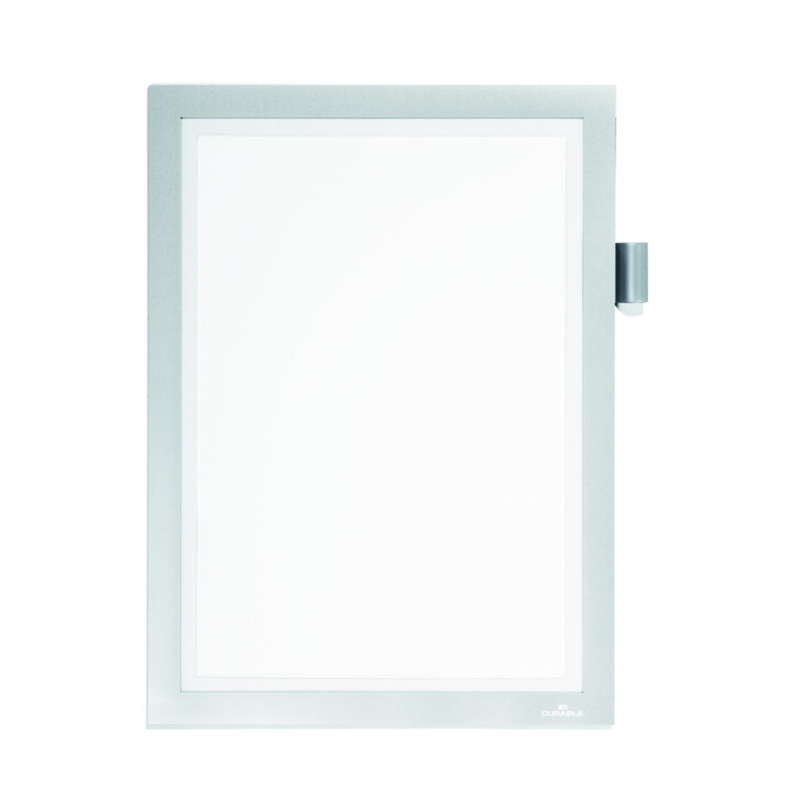 DURABLE Cadre d'information DURAFRAME® NOTE A4 argenté