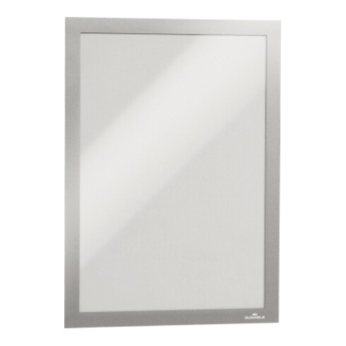 Cadre magnétique DIN A4 argent film verso autocollant 2 pces/VE DURABLE