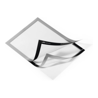 Cadre magnétique DIN A4 argent film verso autocollant 2 pces/VE DURABLE