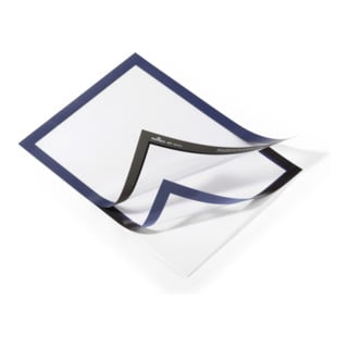 Cadre magnétique DIN A4 bleu foncé film verso autocollant 2 pces/VE DURABLE