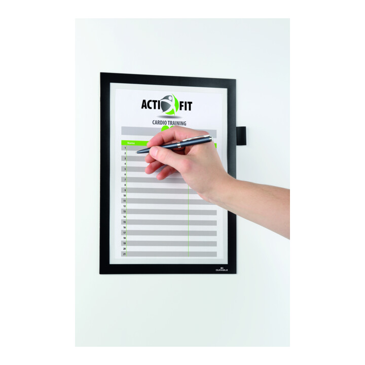 DURABLE Cadre d'information DURAFRAME® NOTE A4 noir