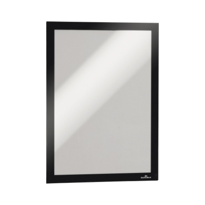 Cadre magnétique DIN A4 noir film verso autocollant 2 pces/VE DURABLE