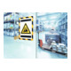 Cadre magnétique durable DURAFRAME SECURITY A4 jaune/noir-4