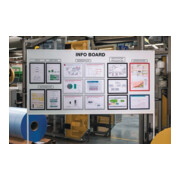 Cadre magnétique Durable Magneticframe A3 argent