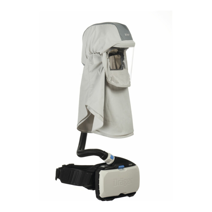 Cagoule premium Dräger pour l'unité de filtration de la soufflerie X-plore 8000, courte, S/M