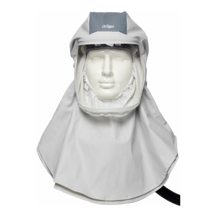 Cagoule premium Dräger pour l'unité de filtration du ventilateur X-plore 8000, courte, L/XL