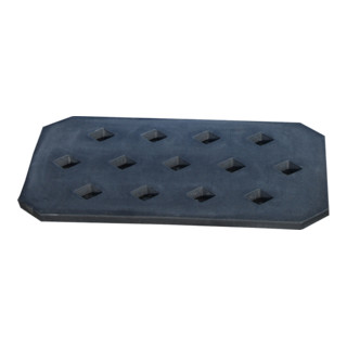 Bauer Südlohn Grille perforée LR-PE 20, polyéthylène robuste, noir