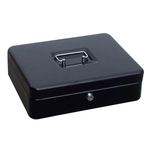 Caisse à monnaie noire Euroein., 300×240×90 P