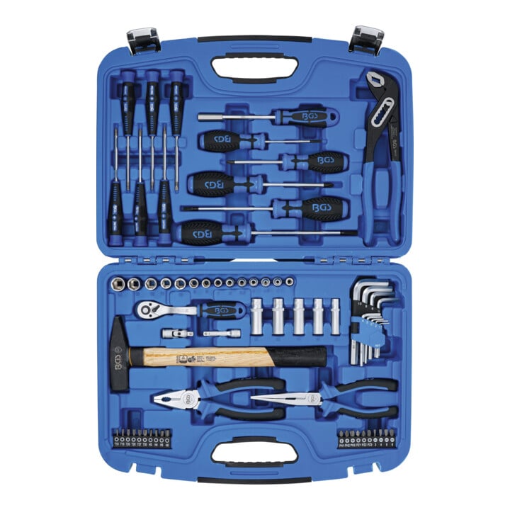 Caisse à outils pour clés à douilles 67 pièces BGS