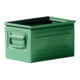 Caisse de transport empilable en acier Gr. B verte H200×I350×P200 mm-1