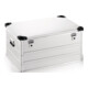 Caisse en aluminium L782×I585×P410mm 157l avec fermeture rabattable et coins empilables-1