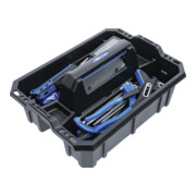 Caisse porte-outils matière plastique avec assortiment d’outils 66 pièces BGS-4