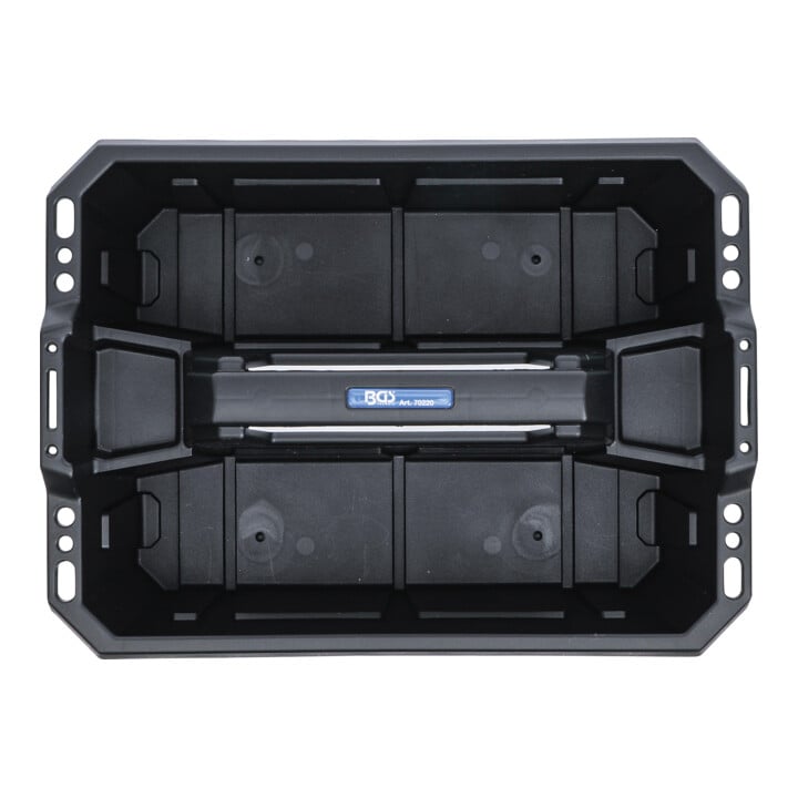 Caisse porte-outils matière plastique avec assortiment d’outils 66 pièces BGS